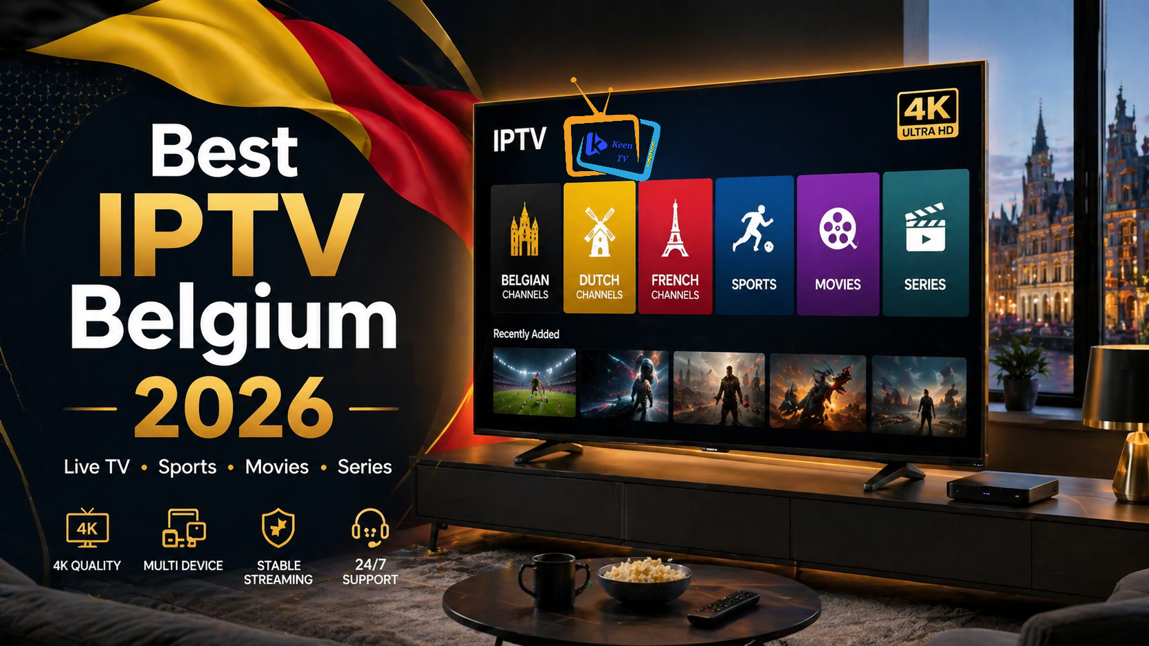 Best IPTV Belgium 2026