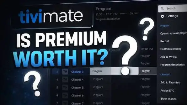 TiviMate offers both free and premium versions.