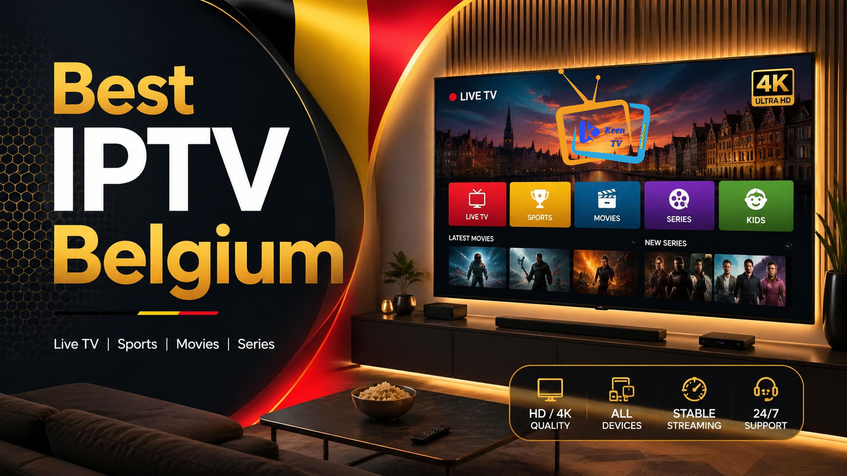 Best IPTV Belgium