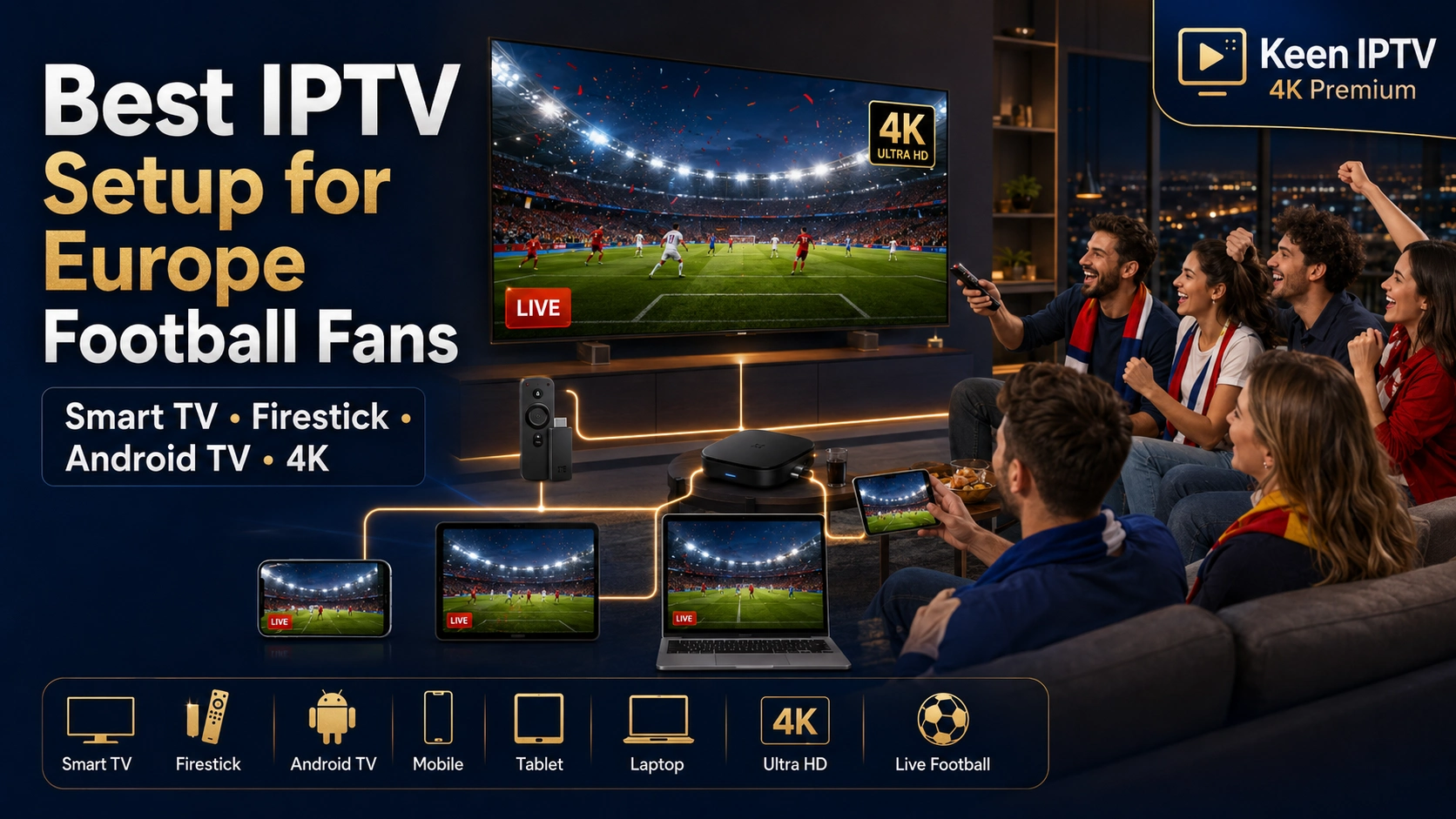 IPTV World Cup 2026 Europe on Smart TV Firestick Android TV mobile and tablet